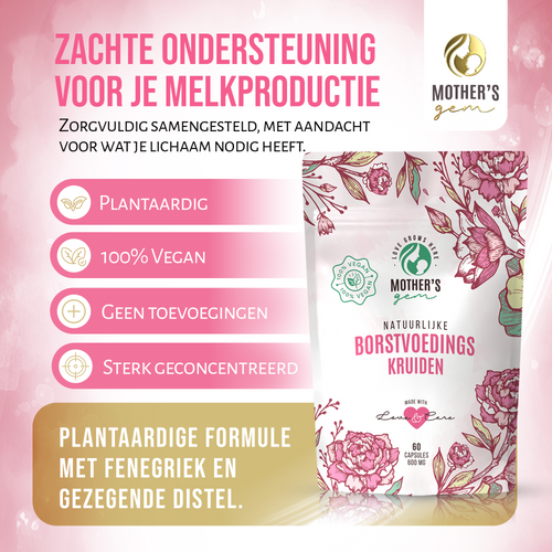 Mother’s Gem Bloom – Natuurlijke borstvoedingskruiden – 60 capsules